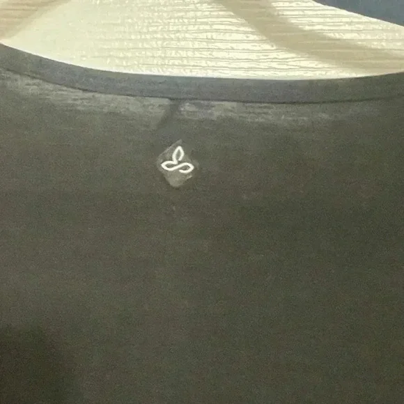 Womens prAna Black White Squiggly Design Skirted Dress Large - Picture 7 of 8